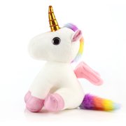 Rainbow Unicorn Stuffed Animal Plush Toy Gift (10 inches) for Girls, Kids, Toddlers Birthday and Christmas